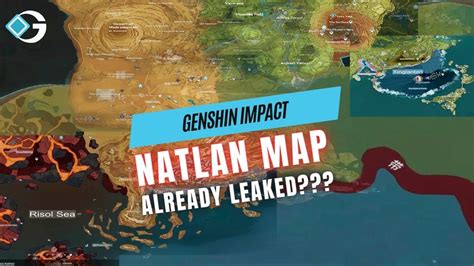 genshin impact full map leak|5.0 Natlan